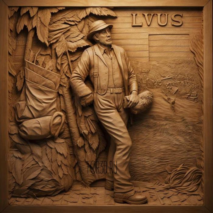 Levi Strauss 1 stl model for CNC